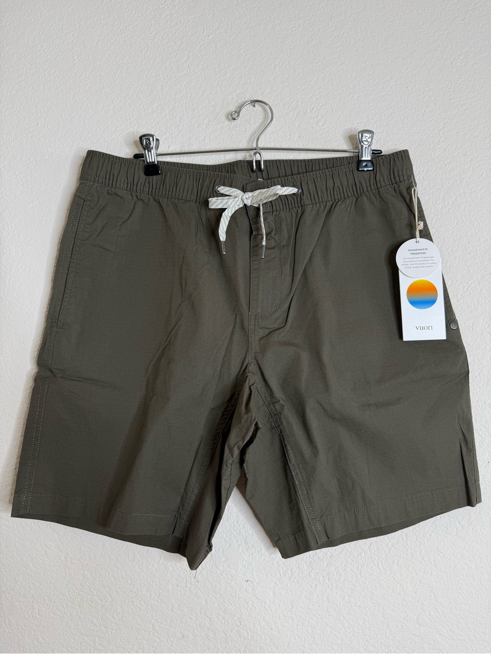 Vuori Men’s Ripstop Short Dark Oregano V370 Large New